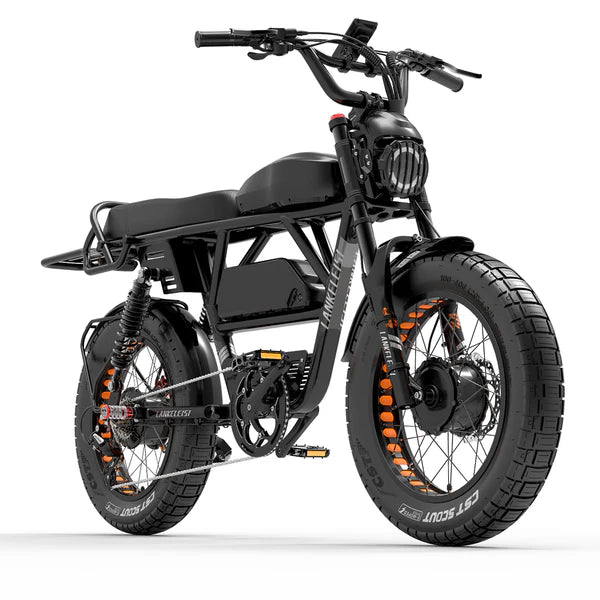 LANKELEISI X-Black Knight 2000W Dual Motor Maximum range 280KM Ebike