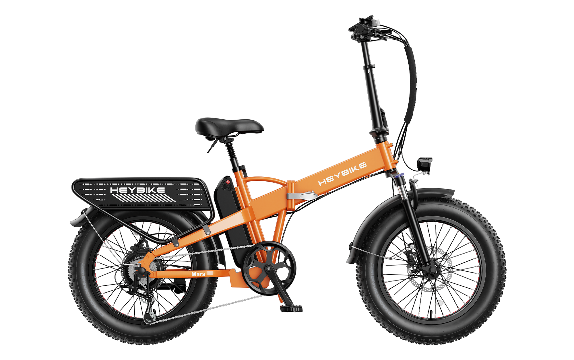 Mars 2.0 - folding fat tire ebike, organge