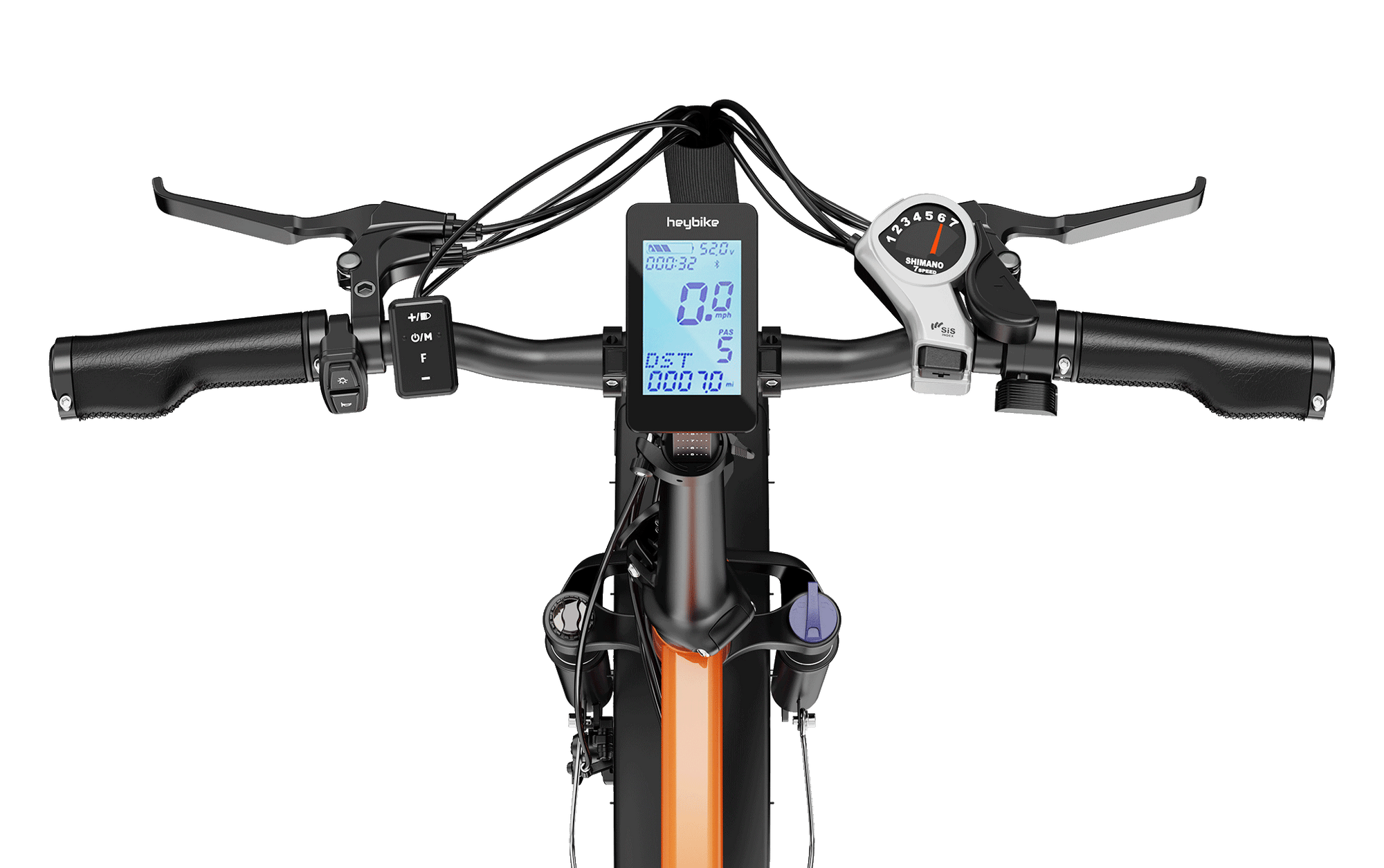 Mars 2.0 - folding fat tire ebike, organge