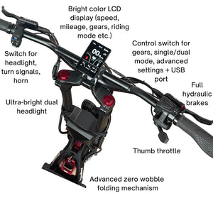 Kaabo Wolf Warrior King GT Pro 62 MPH High-Speed Electric Scooter